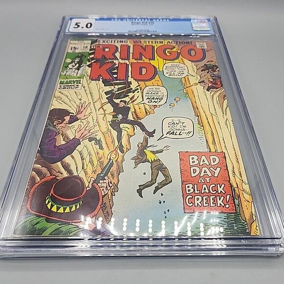 Ringo Kid Marvel Early Bronze Age Western 1970s CGC 5 Herb Trimpe Cover - Picture 5 of 8